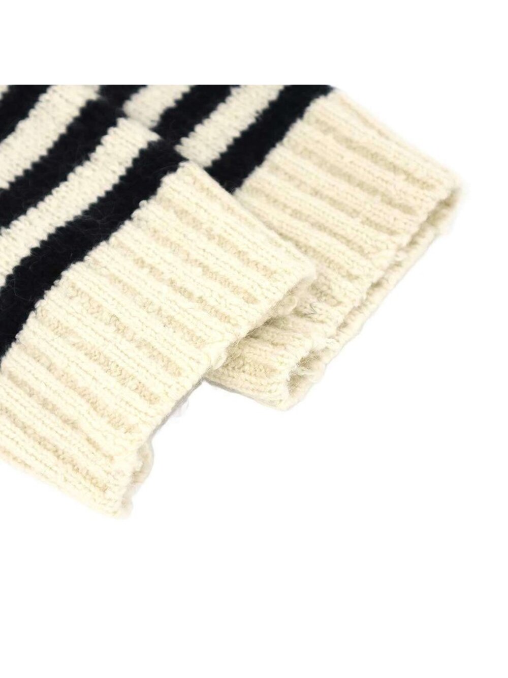 Dior Toile de Jouy Scottish Blend Knit Sweater Ivory Black - Picture 5 of 9
